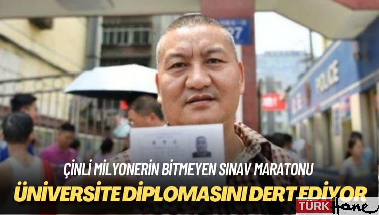 Çinli milyonerin sınav inadı: Üniversite diplomasını dert ediyor