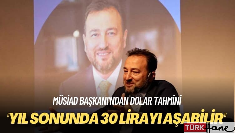 MÜSİAD Başkanı’ndan dolar tahmini: Yıl sonunda 30 lirayı aşabilir