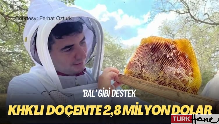 ‘Bal’ gibi destek: KHK’lı doçente 2,8 milyon dolar