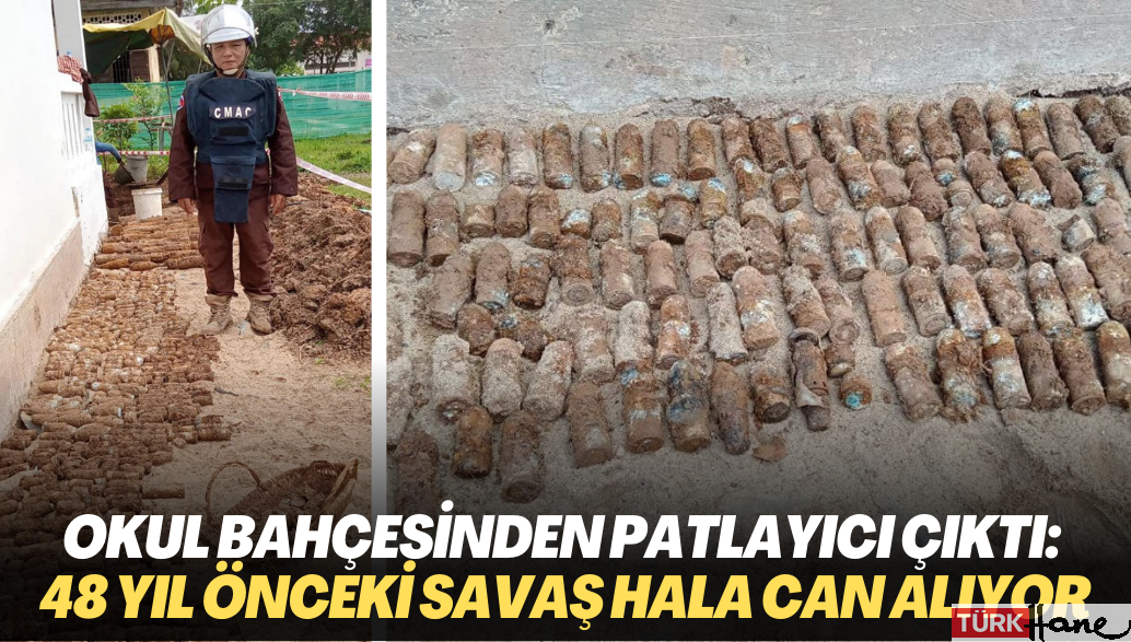 Okul bahçesinden binlerce patlayıcı çıktı: 48 yıl önce biten savaş hala can alıyor