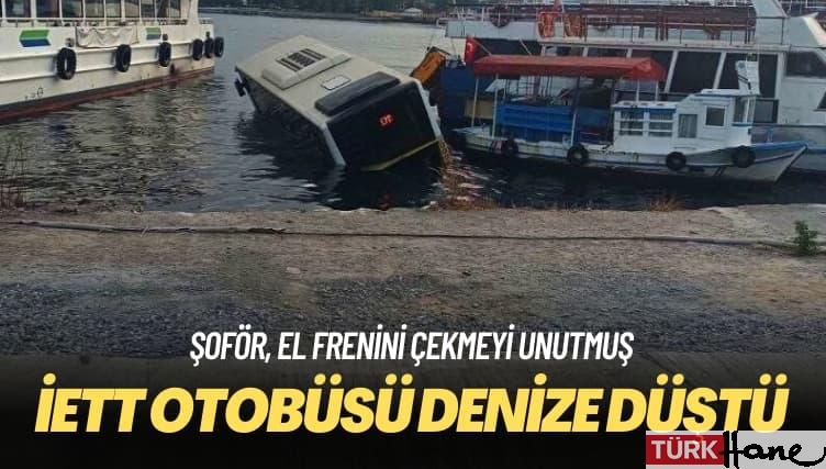 İBB’den açıklama geldi: Eminönü’nde boş otobüs denize düştü