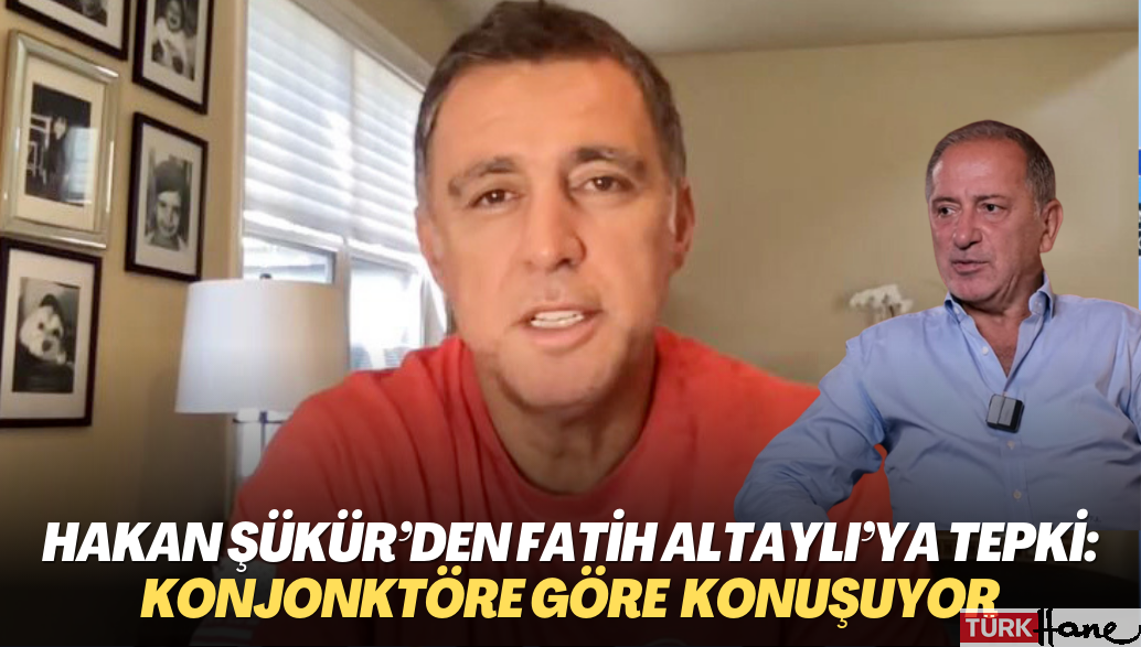 Hakan Şükür’den konjektöre göre konuşan Fatih Altaylı’ya tepki: Gazetesinde yazmam için büyük paralar teklif etti,