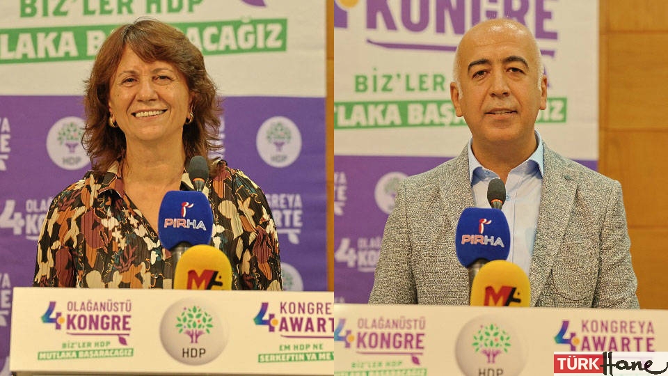HDP’de yeni Eş Genel Başkanları Sultan Özcan ve Cahit Kırkazak oldu