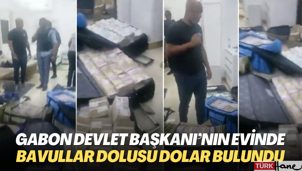 Gabon Devlet Başkanı’nın evinde bavullar dolusu dolar bulundu
