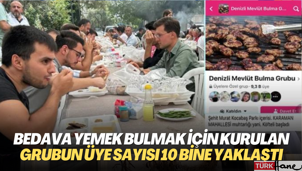 Denizli’de bedava yemek bulmak için kurulan grubun üye sayısı 10 bine yaklaştı