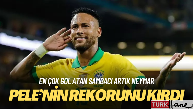 Neymar, Pele’nin Brezilya milli takımındaki rekorunu kırdı