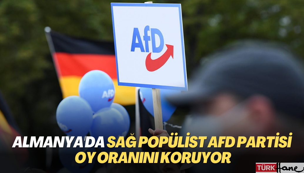 Almanya’da sağ popülist AFD partisi oy oranını koruyor