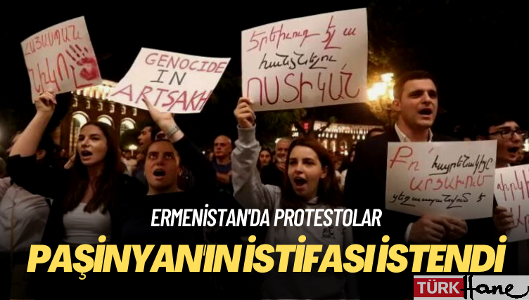 Dağlık Karabağ’da ilan edilen ateşkes sonrası Ermenistan’da protestolar: Göstericiler, Başbakan PaşinyanR