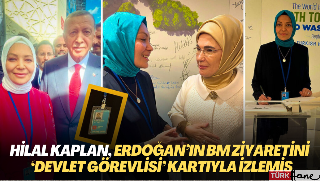 Hilal Kaplan, Erdoğan’ın BM toplantısını ‘devlet görevlisi’ kartıyla izlemiş