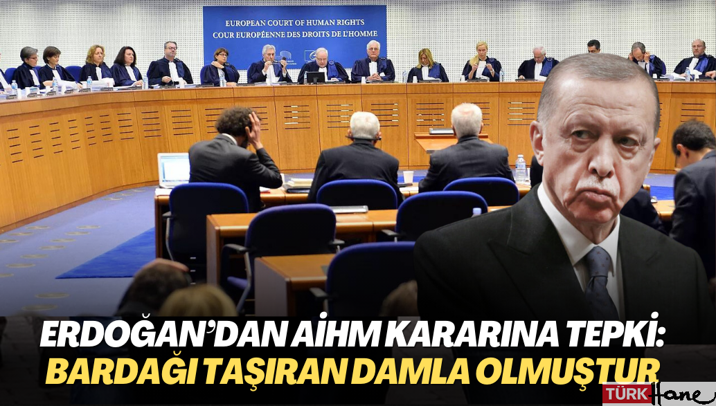 Erdoğan’dan AİHM’in Yalçınkaya kararına tepki: Bardağı taşıran damla olmuştur