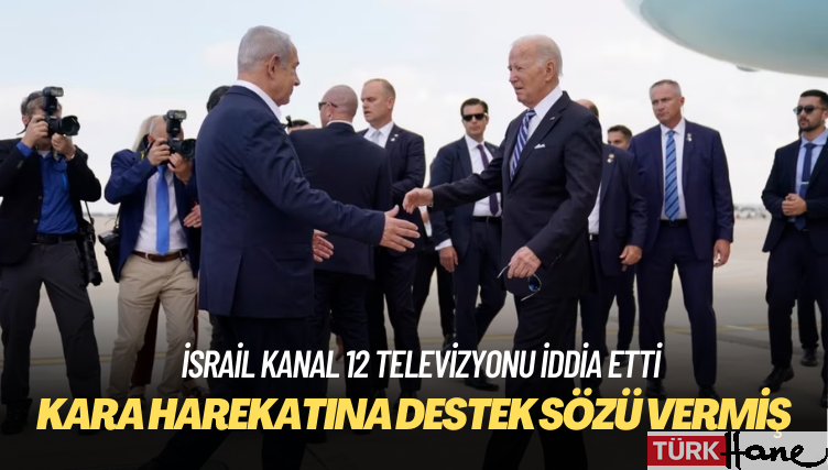 Biden, Gazze’ye her türlü kara harekatına destek sözü vermiş