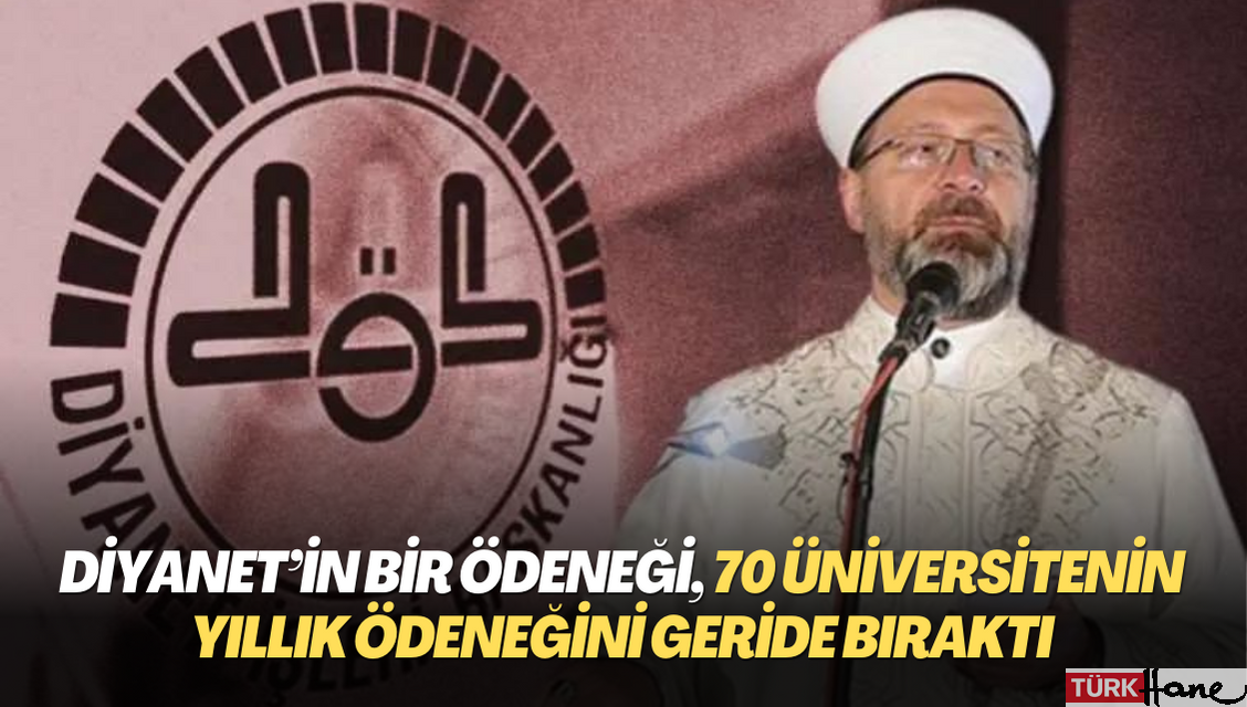 Diyanet’in bir ödeneği, 70 üniversitenin yıllık ödeneğini geride bıraktı