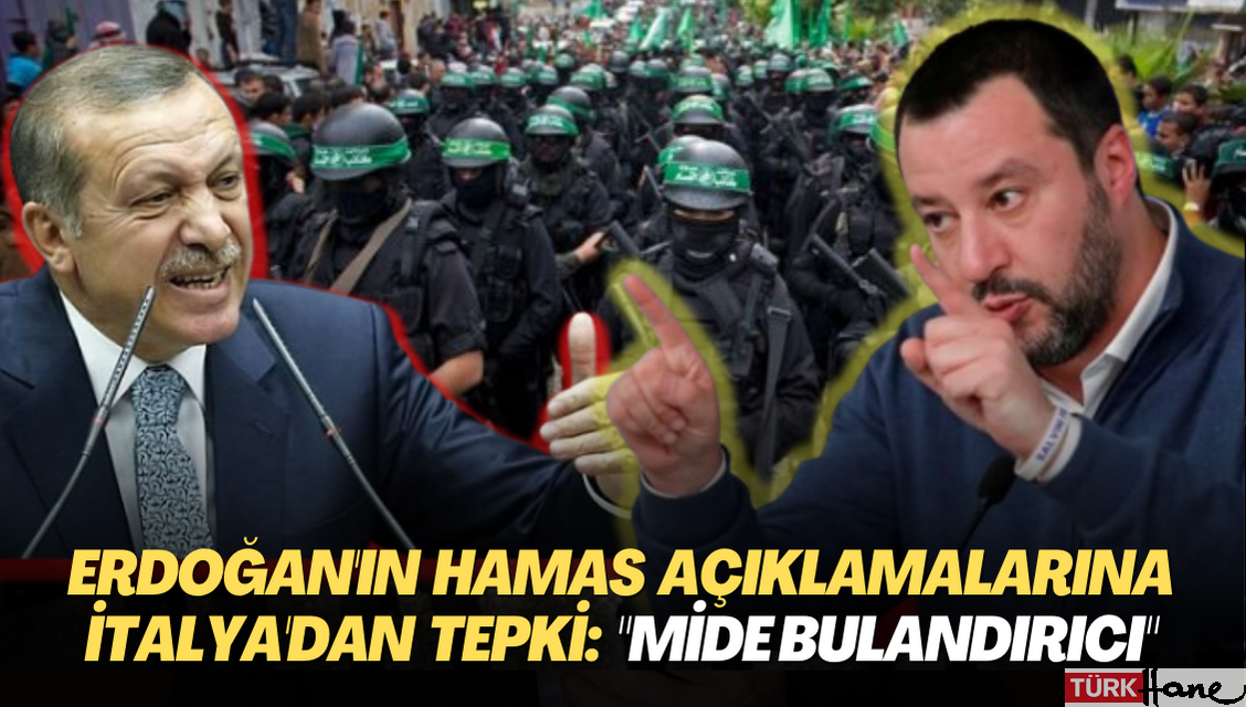 Erdoğan’ın Hamas hakkındaki açıklamalarına İtalya’dan tepki: “Mide bulandırıcı”