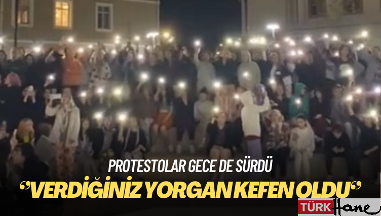Aydın’da protestolar sürüyor: Verdiğiniz yorgan kefen oldu
