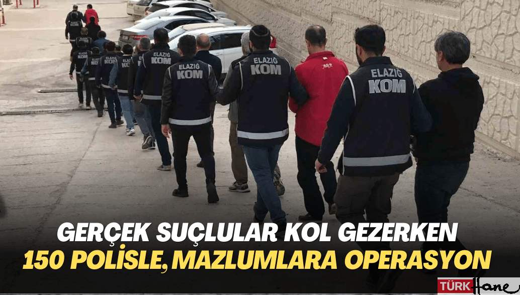 Gerçek suçlular kol gezerken, 150 Polisle mazlumlara dron destekli operasyon