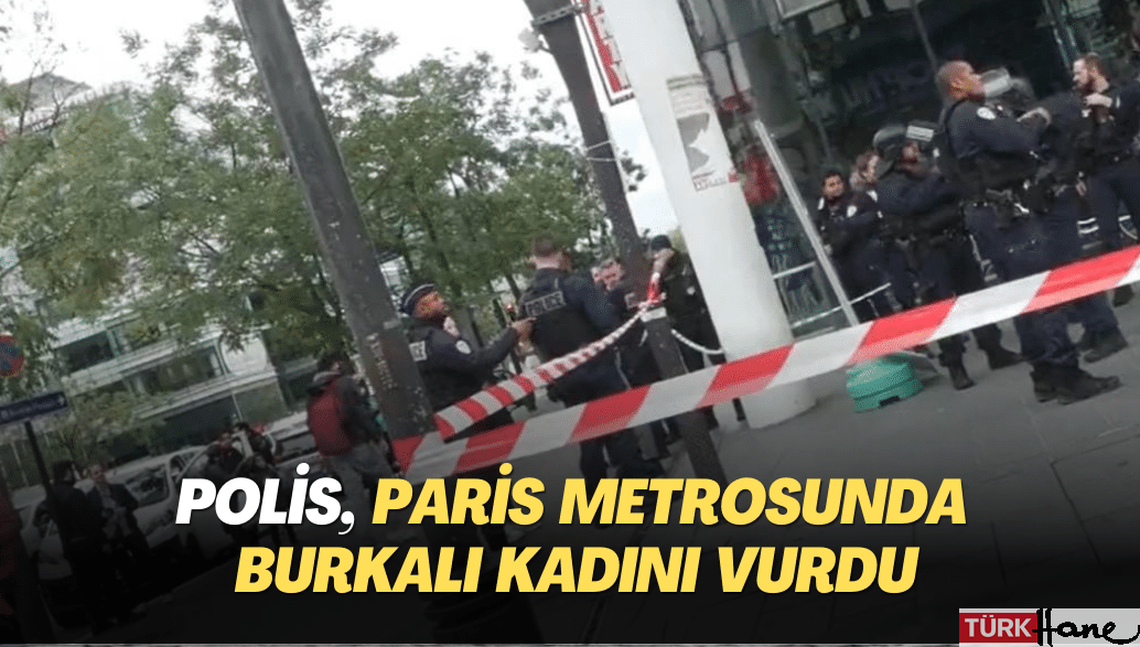 Polis, Paris metrosunda burkalı kadını vurdu