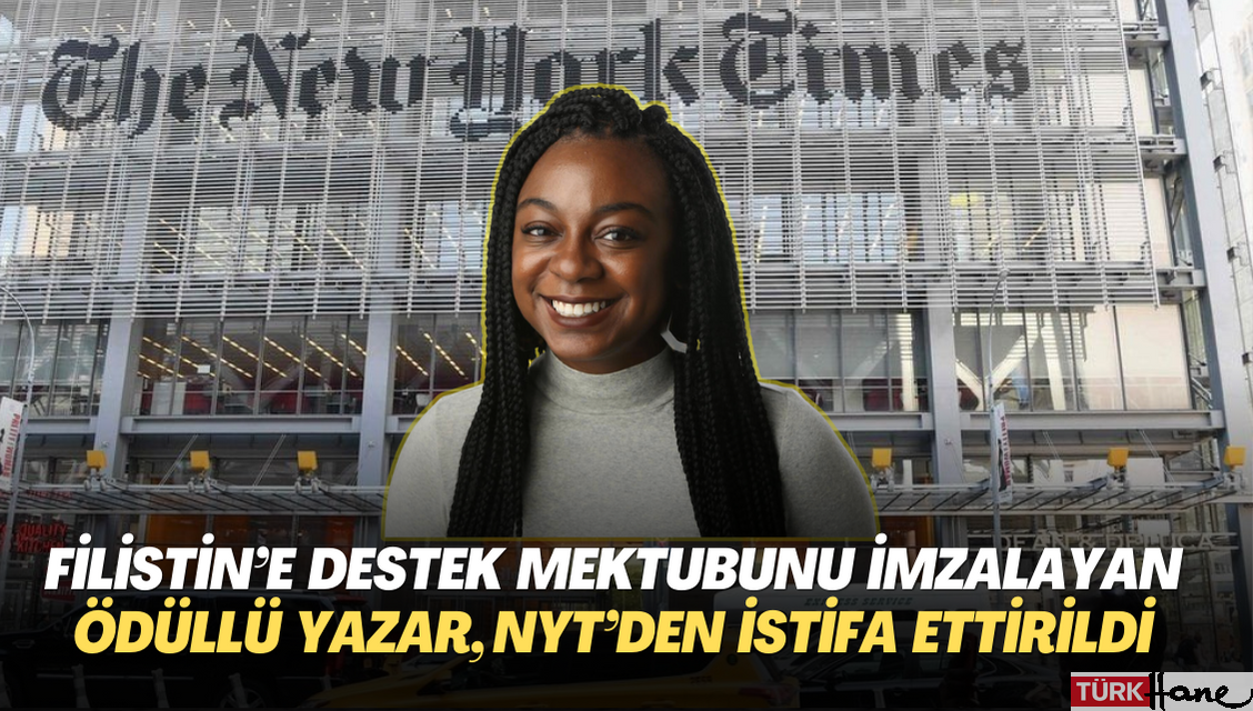 Filistin’e destek mektubunu imzalayan ödüllü yazar, NYT’den istifa ettirildi