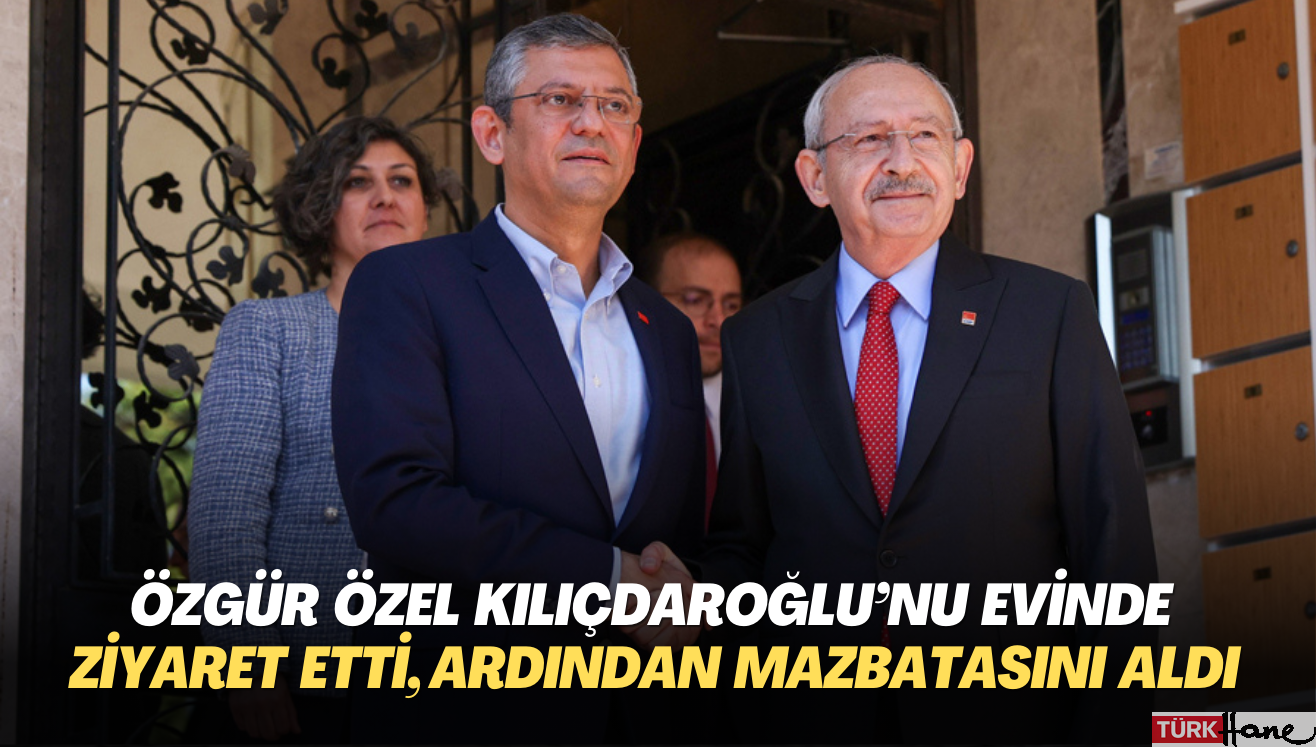 Özgür Özel Kılıçdaroğlu’nu evinde ziyaret etti, ardından mazbatasını aldı