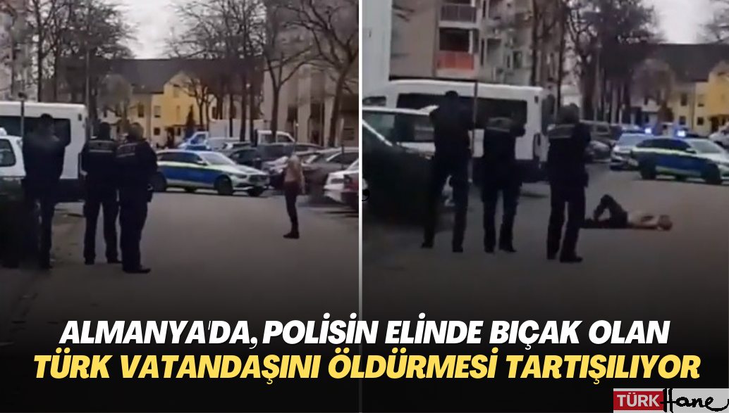 Almanya’da, polisin elinde bıçak olan Türk vatandaşını vurarak öldürmesi tartışılıyor