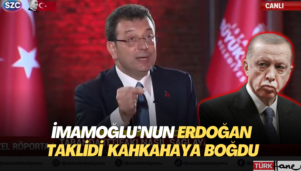 İmamoğlu’nun Erdoğan taklidi kahkahaya boğdu