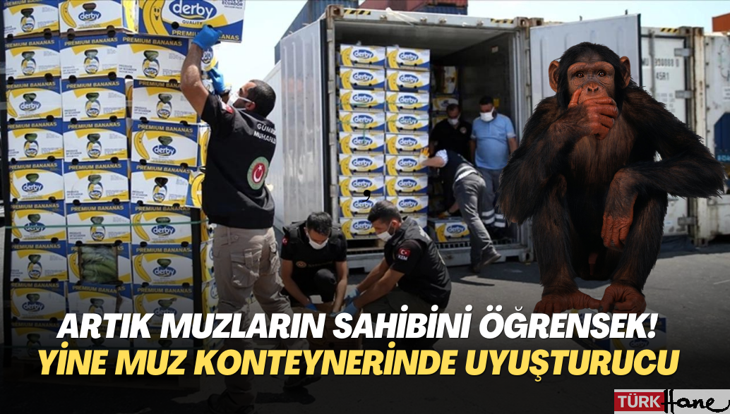 Artık muzların sahibini öğrensek! Yine Mersin Limanı’nda Muz yüklü konteynerde uyuşturucu çıktı