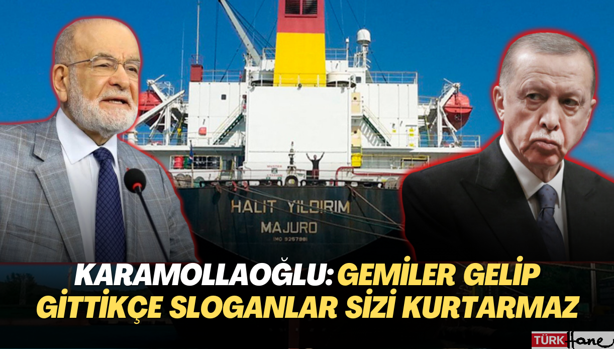 Karamollaoğlu’ndan AKP’ye Gazze tepkisi: ”Gemiler gelip gittikçe sloganlar sizi kurtarmaz”