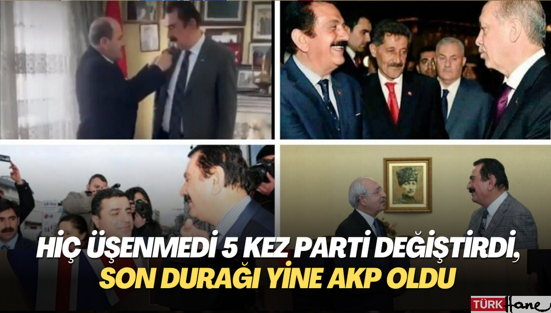 5 kez parti değiştirdi, son durağı yine AKP oldu