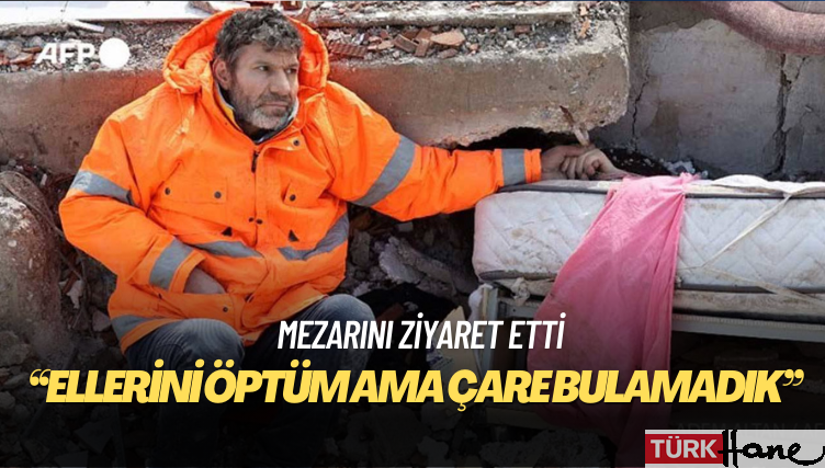 Depremin simge fotoğrafındaki baba: Ellerini öptüm ama hiçbir çare bulamadık