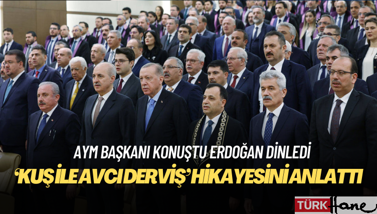 AYM Başkanı Zühtü Arslan konuştu, Erdoğan dinledi: AYM kararlarına uyulması zorunluluktur!