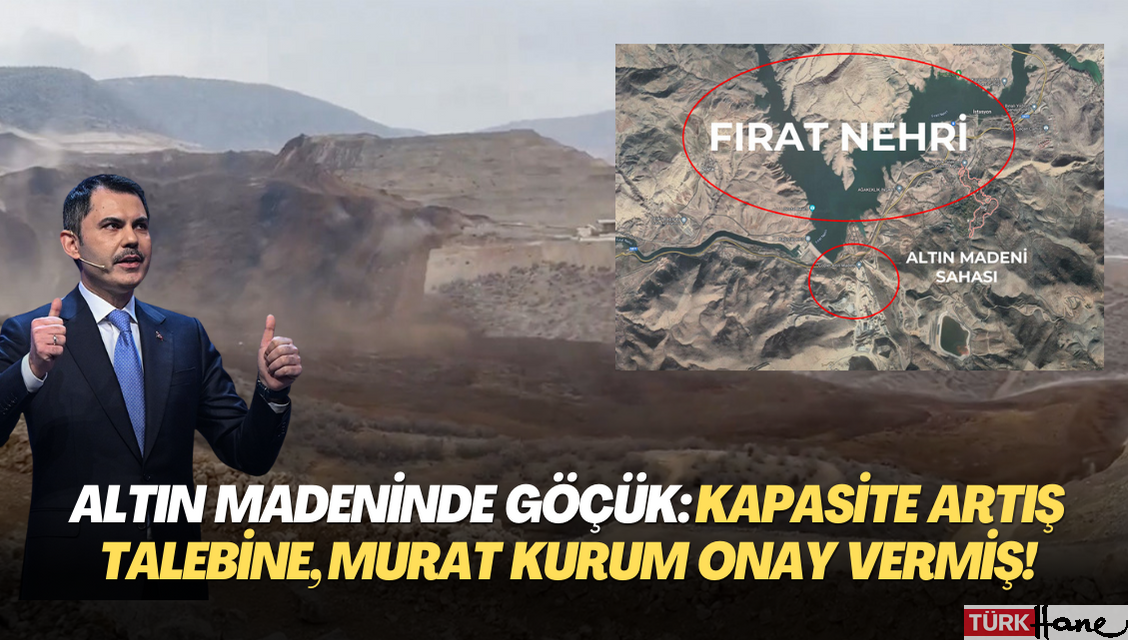 Altın madeninde göçük: Kapasite artış talebine, Murat Kurum onay vermiş!