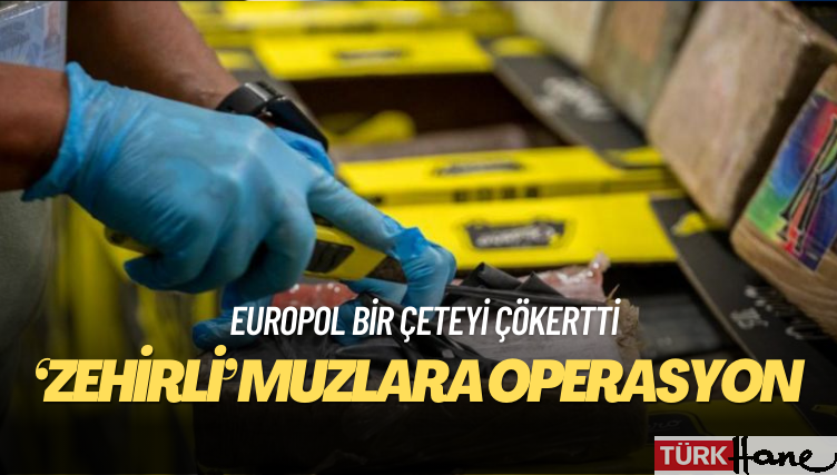 Europol, Ekvador’dan Türkiye ve AB ülkelerine muzlar arasında tonlarca kokain gönderen çeteyi çökertti