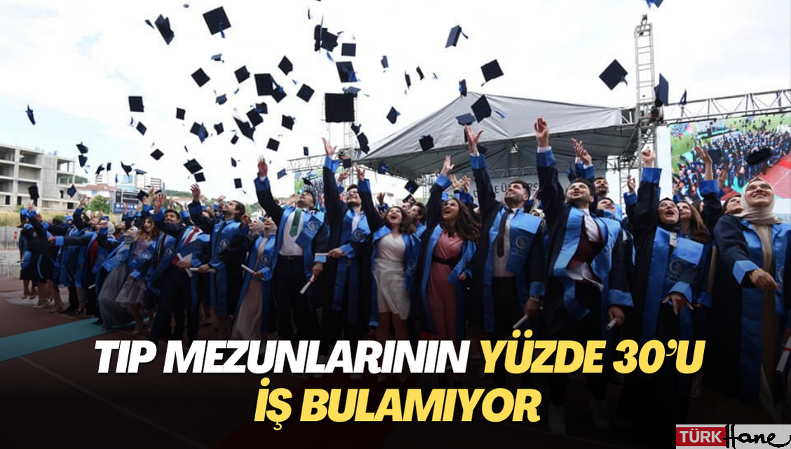 Tıp mezunlarının yüzde 30’u iş bulamıyor