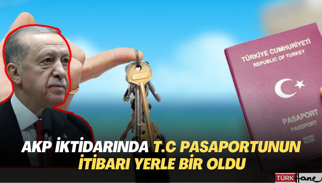 AKP iktidarında T.C pasaportunun itibarı yerle bir oldu: Vizesiz girilemeyecek ülkelerin sayısı arttı