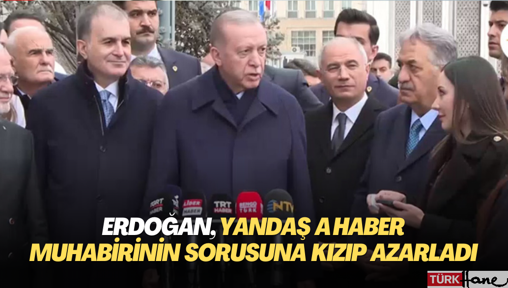 Erdoğan, yandaş A Haber muhabirinin sorusuna kızıp azarladı