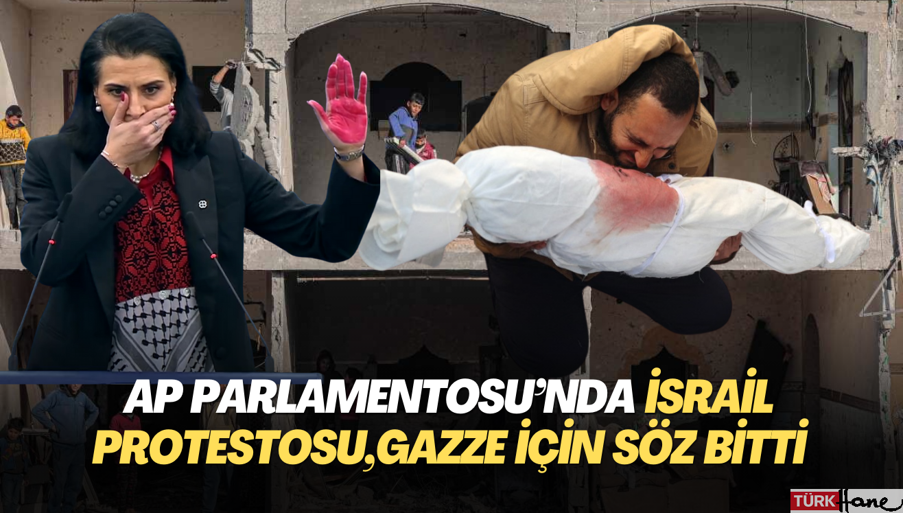 AP Parlamentosu’nda İsrail protestosu: Gazze için söz bitti