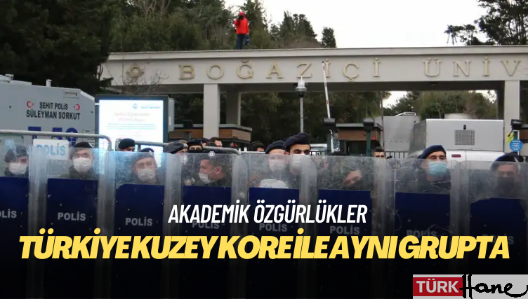 Türkiye akademik özgürlüklerde son sıralara düştü