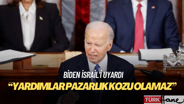 Biden İsrail’i uyardı: Yardımlar pazarlık kozu olamaz