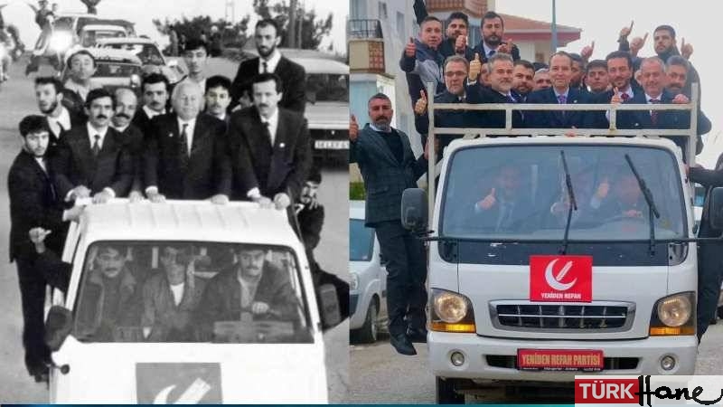 Fatih Erbakan babasının ikonik kamyon kasası pozunu verdi