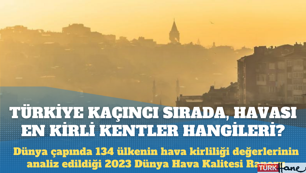 2023 Dünya Hava Kalitesi Raporu: Türkiye kaçıncı sırada, havası en kirli kentler hangileri?