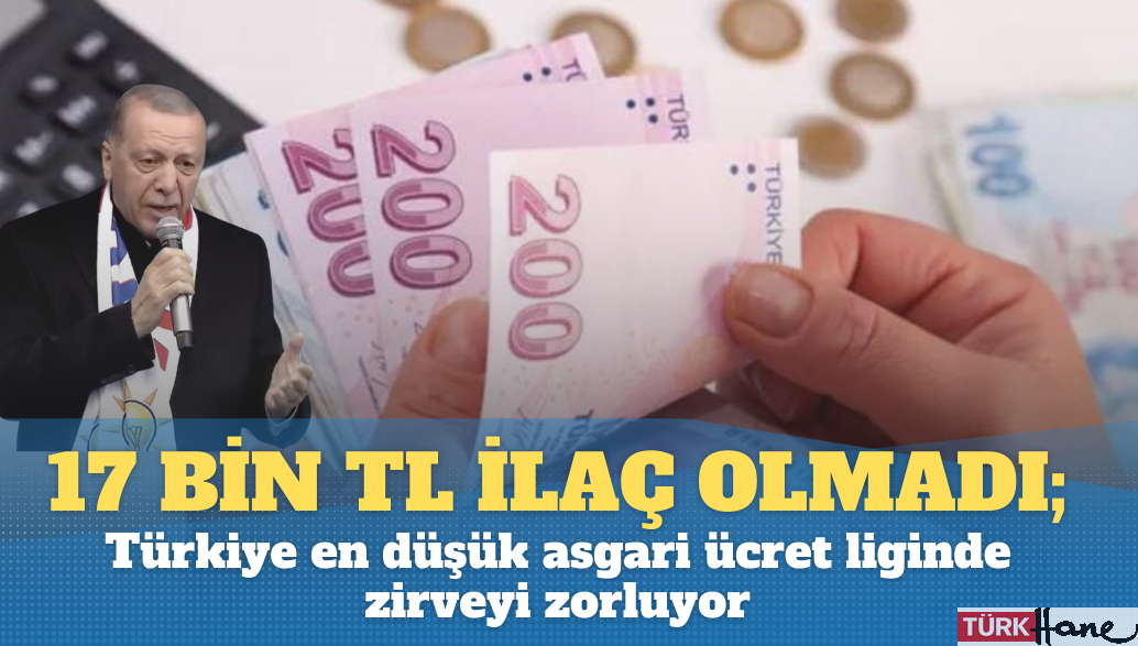 17 bin TL ilaç olmadı; Türkiye en düşük asgari ücret liginde zirveyi zorluyor