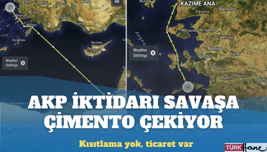 Kısıtlama yok, ticaret var: AKP iktidarı savaşa çimento çekiyor
