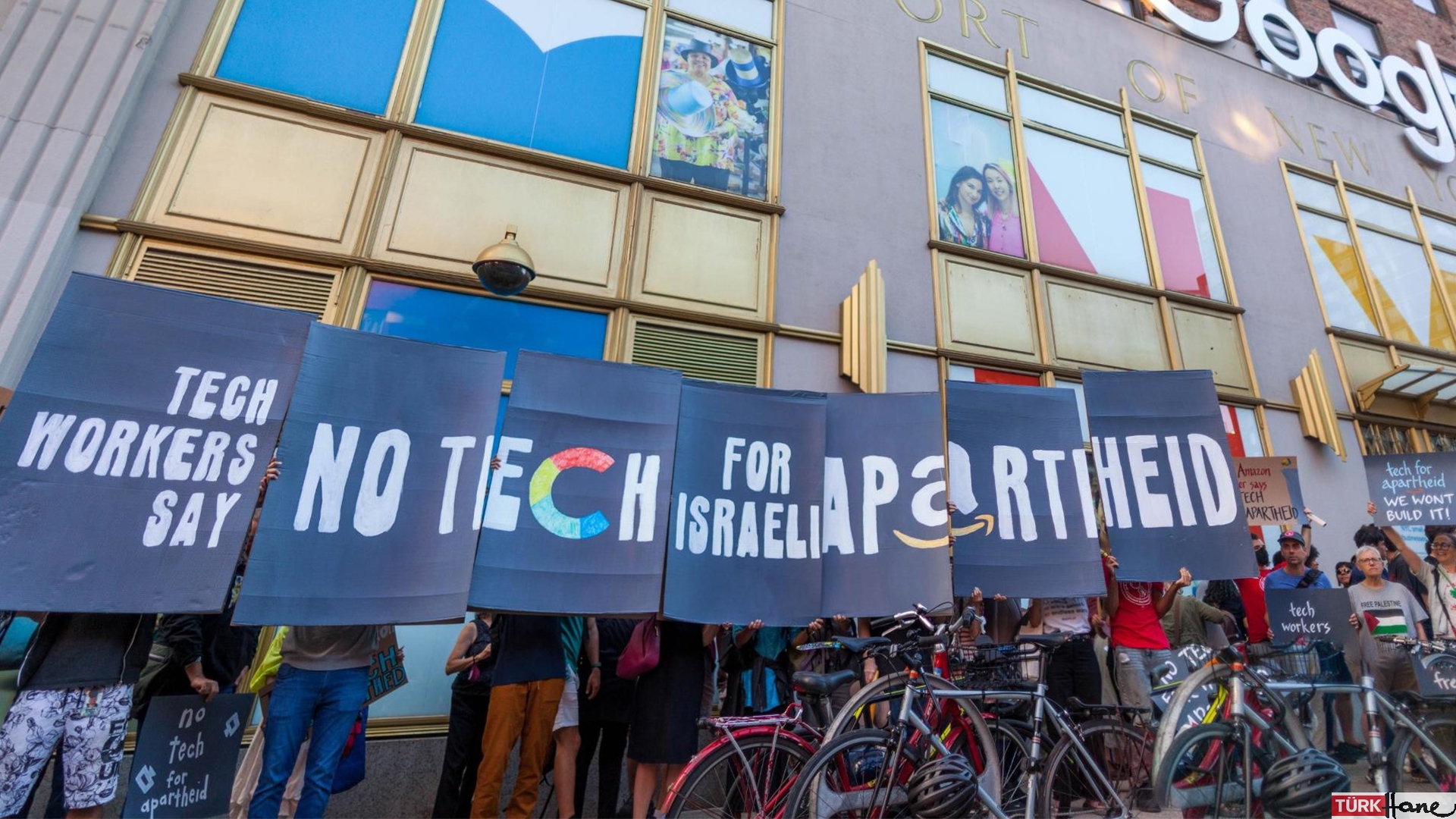 İsrail’le iş yapmayı protesto eden dokuz Google çalışanına gözaltı