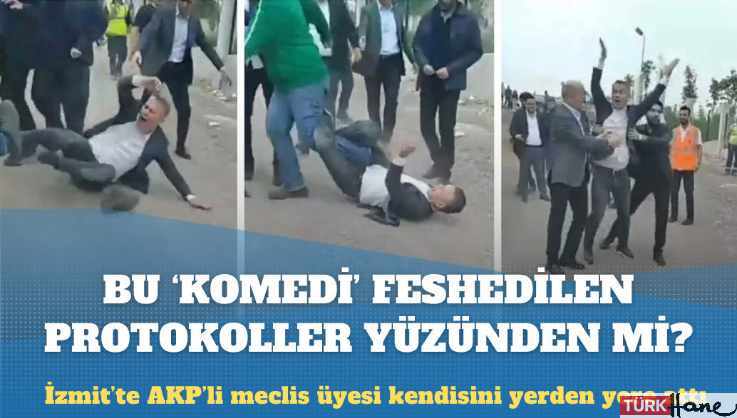 İzmit’te AKP’li meclis üyesi kendisini yerden yere attı: Tügva ve Ensar’ın feshedilen protokolleri yüzü