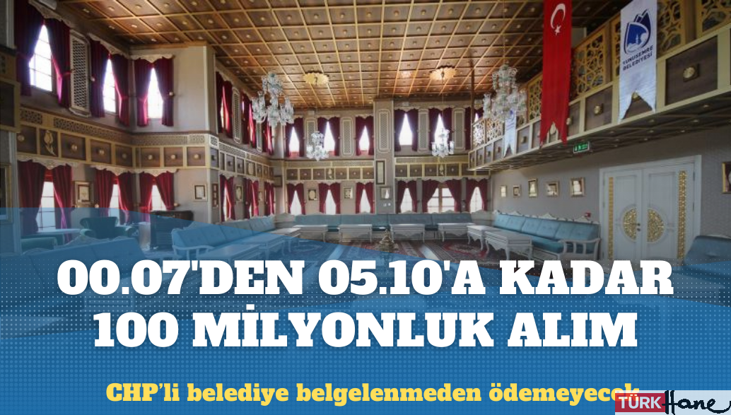 Belediyeyi CHP’ye kaptıran AKP giderayak 100 milyon liralık alım yapmış