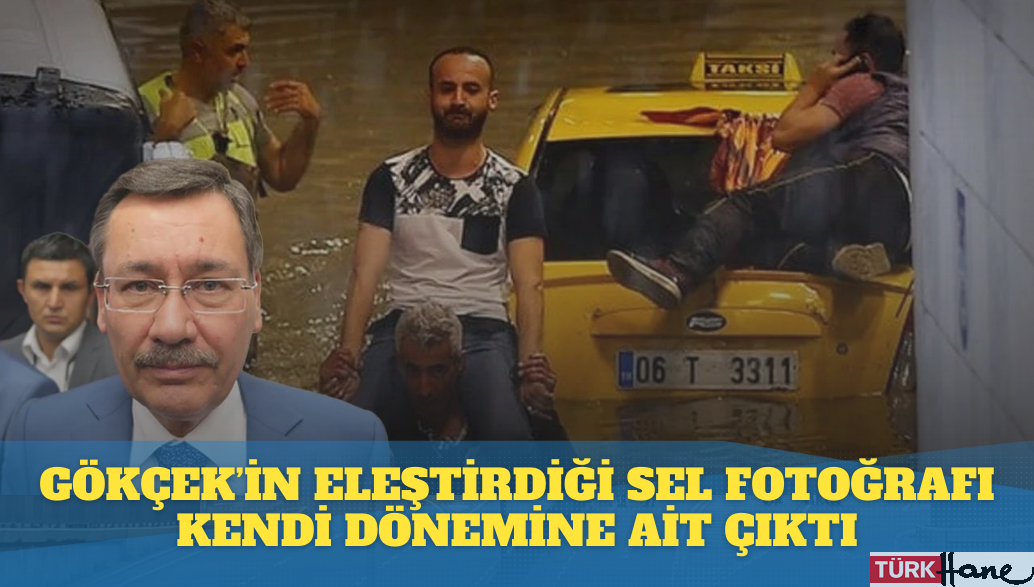 Melih Gökçek’in eleştirdiği sel fotoğrafı kendi dönemine ait çıktı