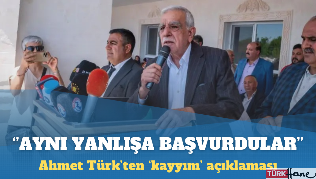 Ahmet Türk, Hakkari’ye kayyım kararını değerlendirdi: Üçüncü kez bu yanlışlığa başvuracaklarını düşünmüyor