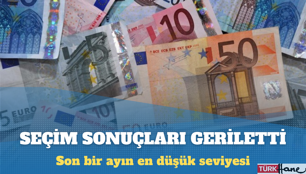 Euro, Avrupa Parlamentosu seçimlerinin ardından düştü