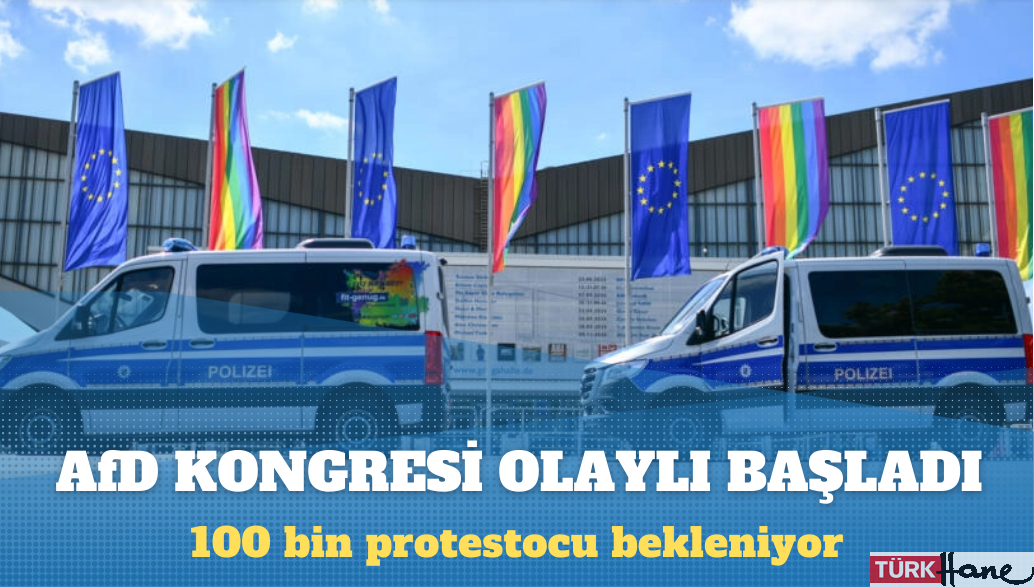 AfD kongresi olaylı başladı
