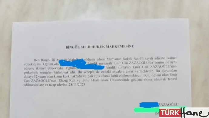 2 kişiyi öldüren Zazaoğlu’nun babası 8 ay önce tedavisi için başvuruda bulunmuş