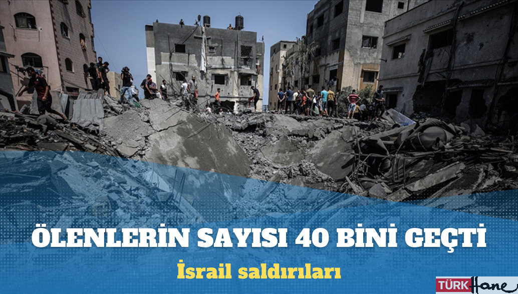 Gazze Sağlık Bakanlığı: İsrail saldırılarında ölenlerin sayısı 40 bini geçti